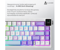 Ajazz AK650 Dream Weaver Switch Purple White Blue RGB z ekanem - 1536354 - zdjęcie 15